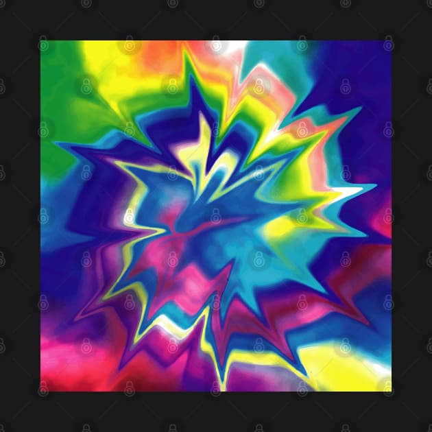 Tie Dye Abstract Artwork by Designoholic