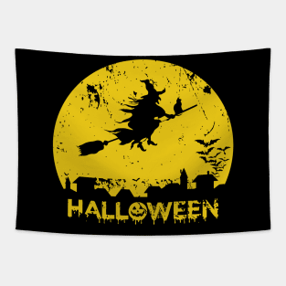 Halloween tee design birthday gift graphic Tapestry