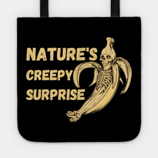 Banana Skeleton - Nature's Creepy Surprise Tote