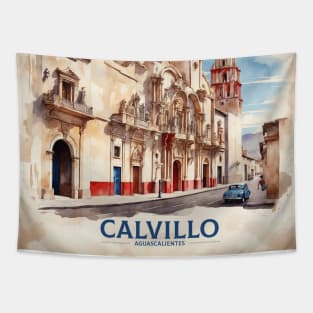 Calvillo Aguascalientes Mexico Vintage Tourism Travel Tapestry