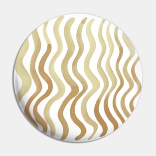 Wavy lines - sand Pin