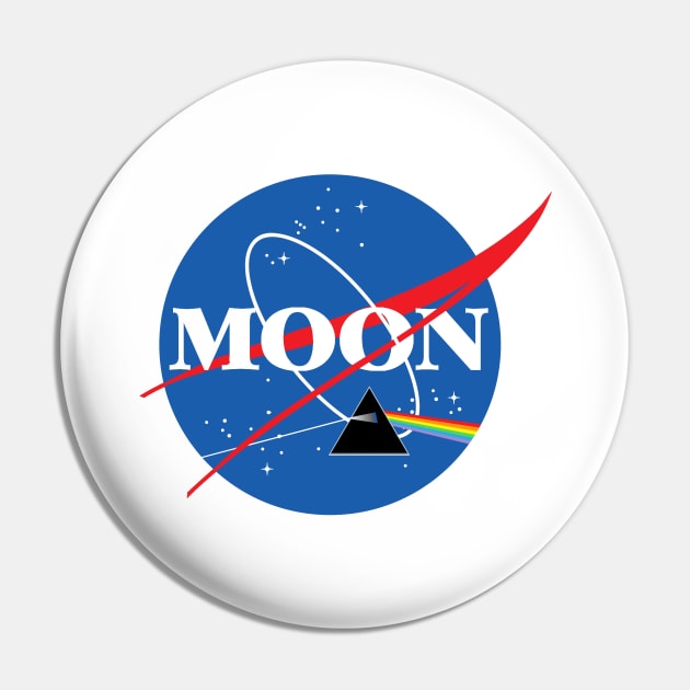 The Dark Side Of The Moon Nasa Pin by Titius