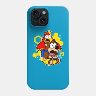 Bear and Bird Duo Phone Case