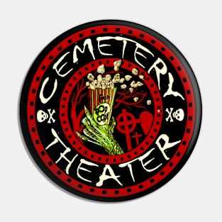 Official Cemetery Theater Logo Pin