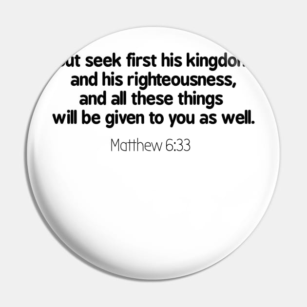 Matthew 6:33 (Bible Verse Tee) Pin by ramyeon06