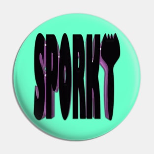 SPORK (Y violet) Pin