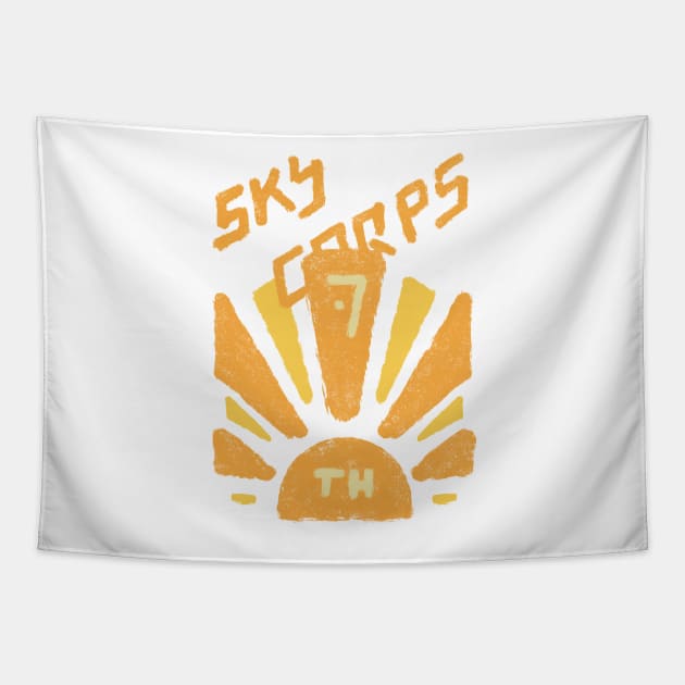 The 7th Sky Corps Tapestry by silverxsakura