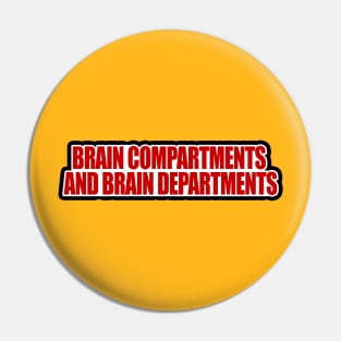 Brain Compartments and Brain Departments Pin