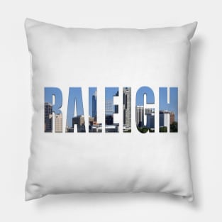 Raleigh City Skyline Pillow