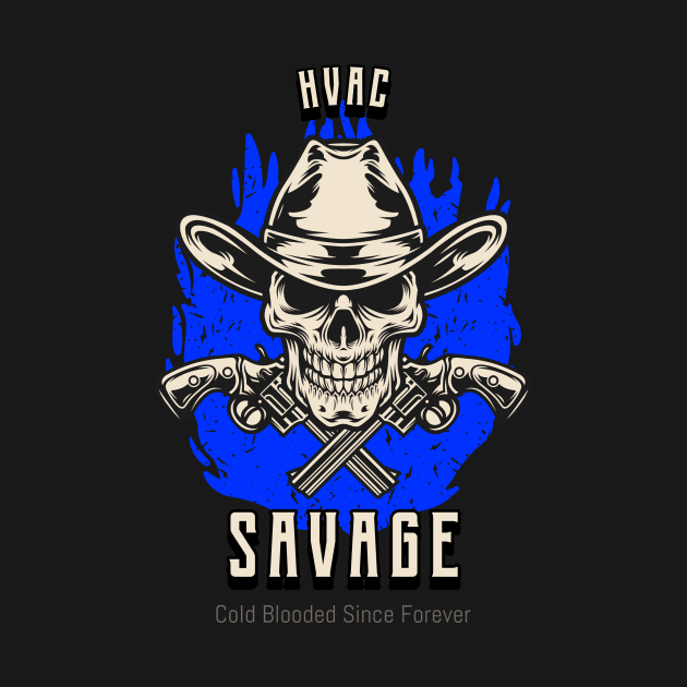 HVAC Savage - Skull by CutlerRidge