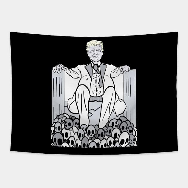 Trump Memorial Tapestry by LarsBeelzebub