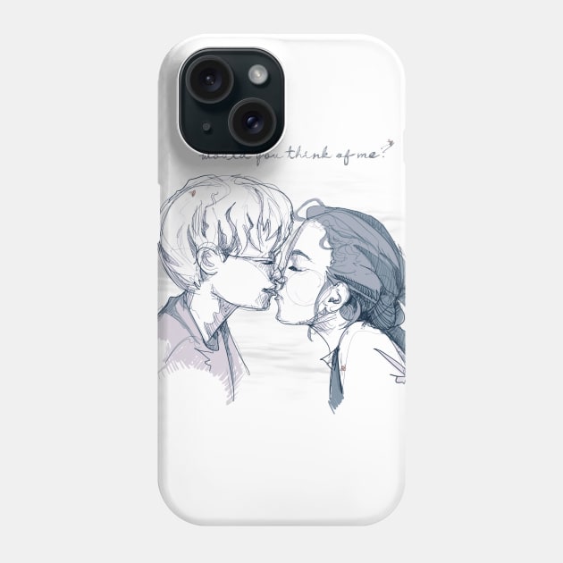 My Girl Kiss Phone Case by LVBart