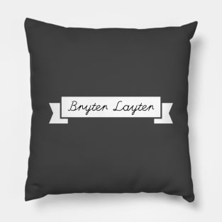 Bryter Layter, white Pillow