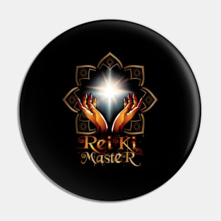 Spiritual Healing For Holistic Reiki Master Pin