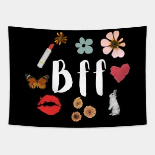 Best Friends Forever bff Tapestry