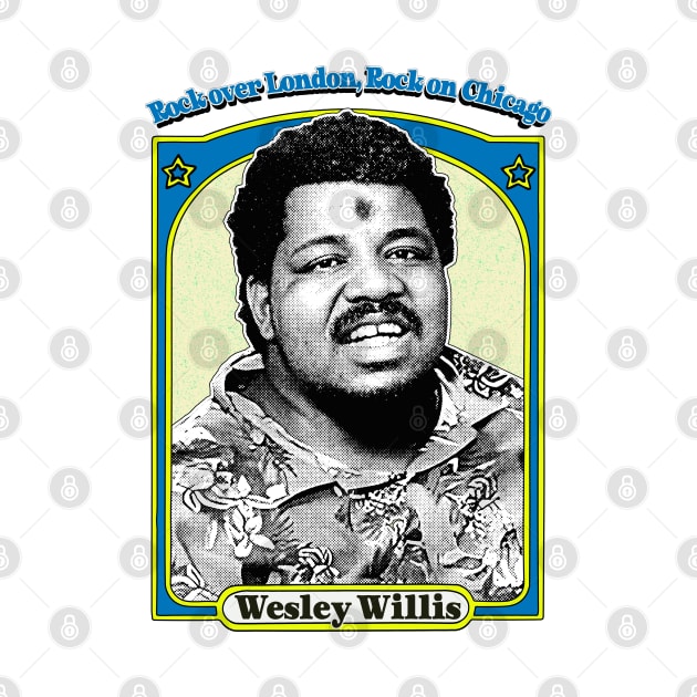 Wesley Willis / Retro Style Fan Art Design by DankFutura