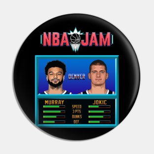 NBA JAM - Denver Basketball Pin