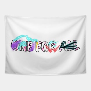 One For All Typography Tapestry