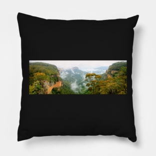 Misty Jamison Valley panorama Pillow