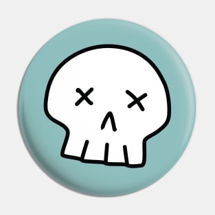 Cute skull (dead 💀) Pin