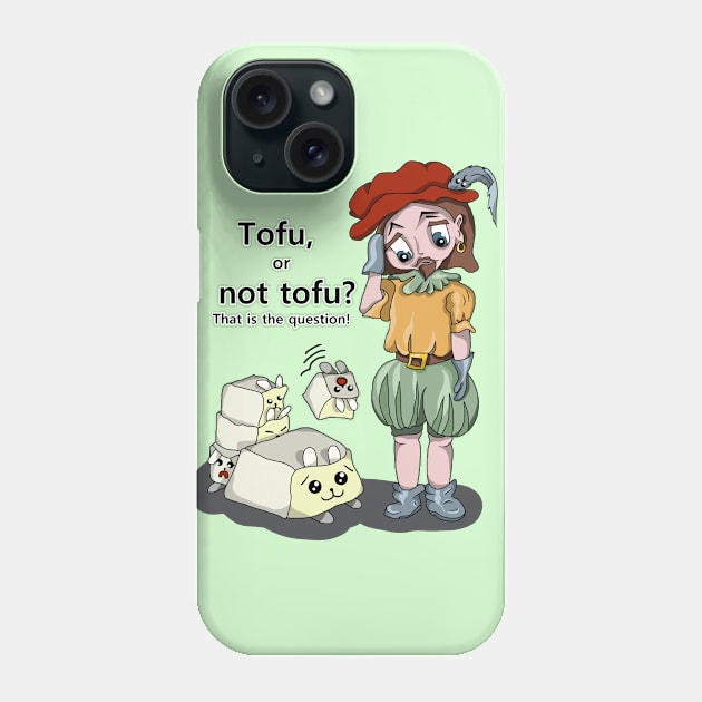 Tofu, or not tofu. That's the question! Phone Case by cuisinecat