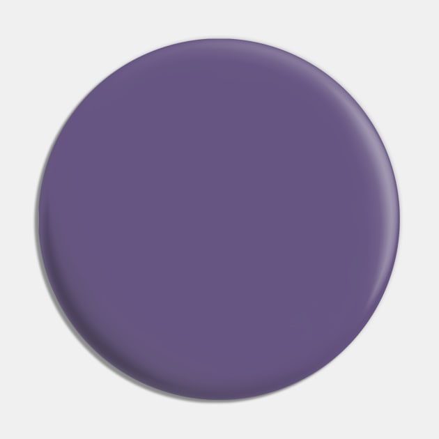 Tyrian Purple Plain Solid Color Pin by squeakyricardo