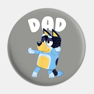 Blueys Dad, Blueys Dog Cartoon Pin