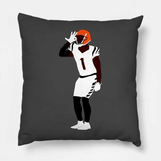 Ja'marr Chase Pillow by islandersgraphics