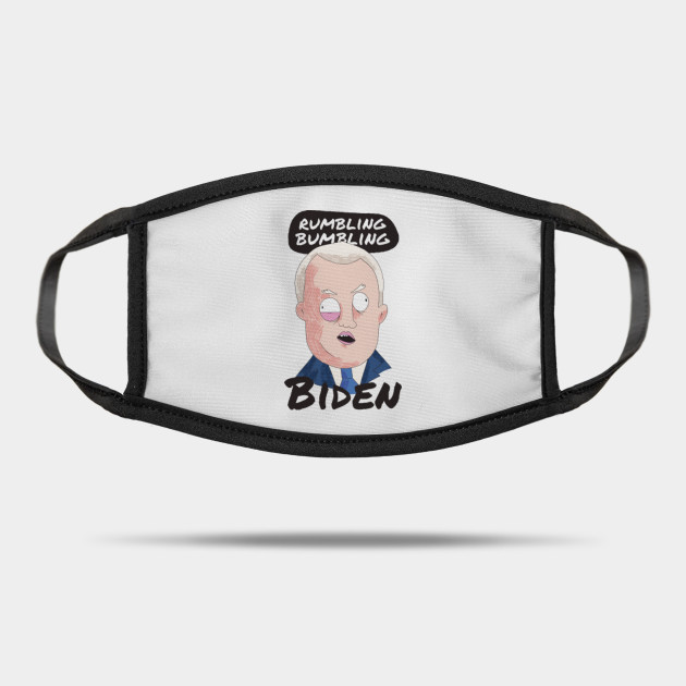 Cartoon Joe Biden 2020 Joe Biden Mask Teepublic