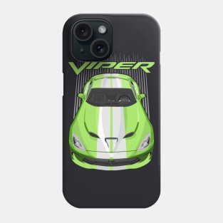 Viper SRT-green and white Phone Case