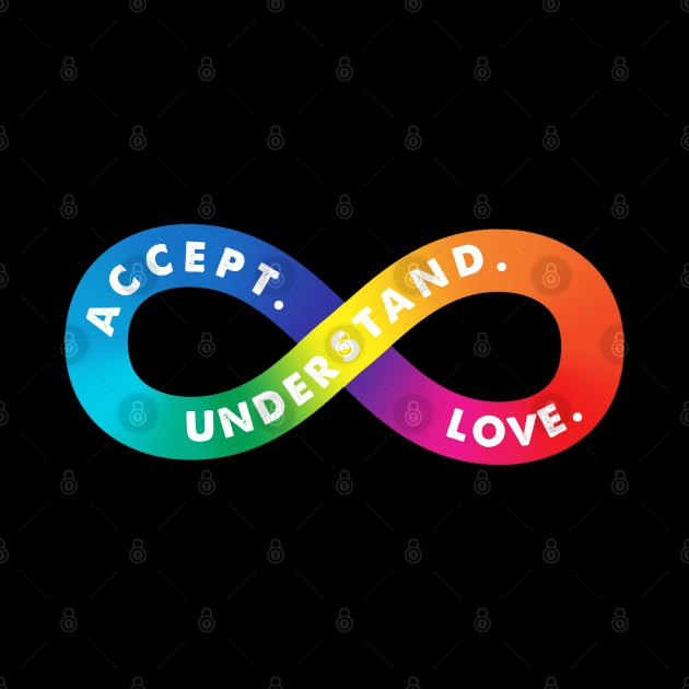 Rainbow Infinity Symbol For Neurodiversity by mia_me