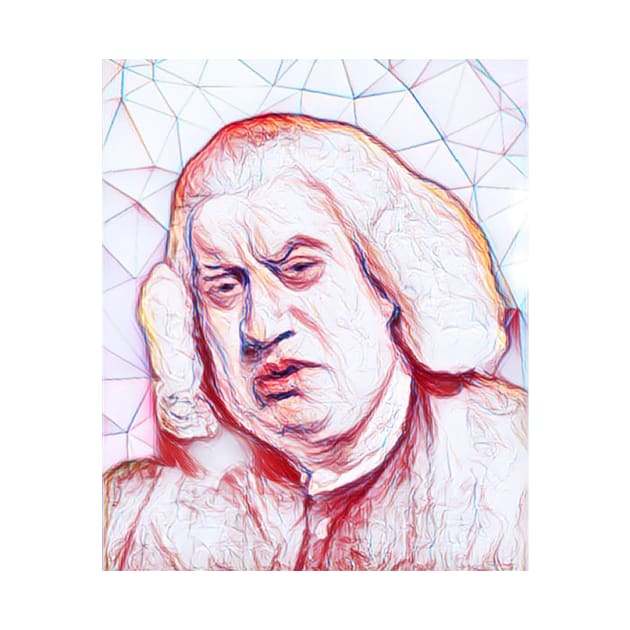 Samuel Johnson Portrait | Samuel Johnson Artwork | Line art by JustLit