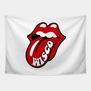 wisco lips Tapestry