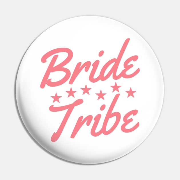 Bride Tribe. She Said Yes. Cute Bride To Be Design Pin by That Cheeky Tee