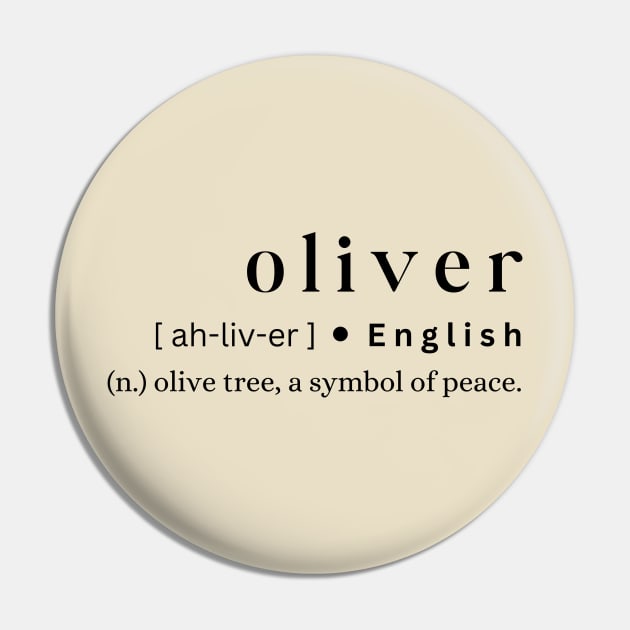 Oliver Pin by MajesticWords