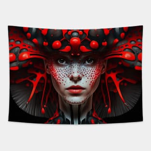 fly agaric girl Tapestry