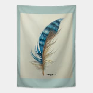 Blue Feather Tapestry