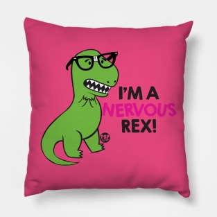 NERVOUS REX DINO Pillow