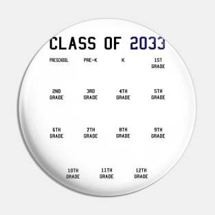 Class of 2033 Grow With Me Pin