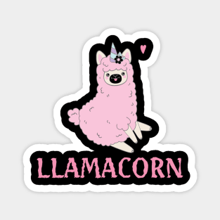 LLamacorn LLama and Unicorn Lover Magnet