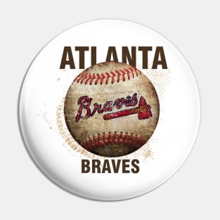 MLB Atlanta Braves baseball designed regulation size bowling ball