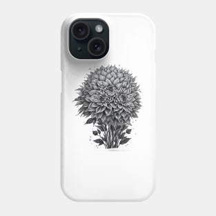 Dahlia Vintage Minimalist Flora Art Deco Phone Case