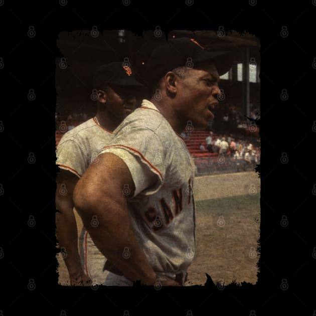 Willie Mays in San Francisco Giants by PESTA PORA