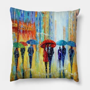 Everything smells different when it rains Pillow