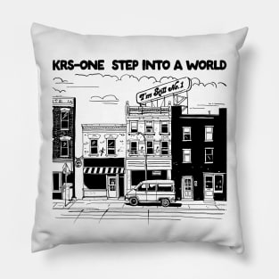 KRS-ONE   Old School Hip Hop Pillow