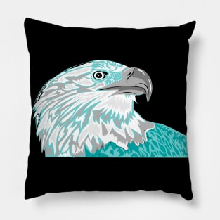 Psychedelic LInework Eagle Pillow