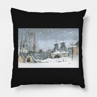 Strathisla Distillery (snow) Pillow