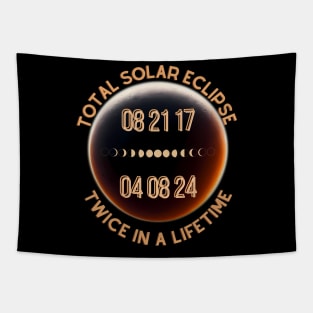 Total Solar Eclipse Twice in a Lifetime 2017 & 2024 Tapestry