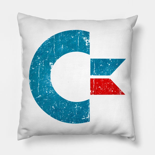 Commodore C - Vintage 1980s Pillow by GisarRaveda