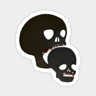 Cannibal Skull Magnet